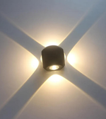 Ceiling light fixture on a white ceiling