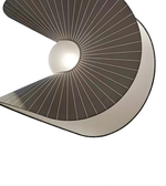 Modern ceiling light fixture with a unique design on a white background