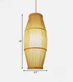 Pendant light dimensions 18 inch height 6.5 inch width