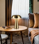 Contemporary gold accent lamp for modern interiors