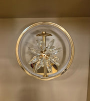 MODERN CRYSTAL FLOWER WALL LIGHT