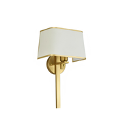 MODERN FABRIC SHADE WALL LIGHT