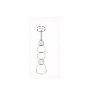Modern pendant light fixture on a white background