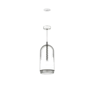 Pendant light fixture on a white background