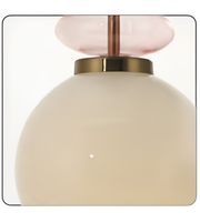 CLOSE UP OF PENDANT LIGHT