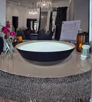 AURORA RIBBED DRUM CEILING LIGHT