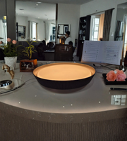 AURORA RIBBED DRUM CEILING LIGHT