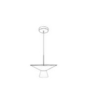 Modern pendant light fixture on a white background