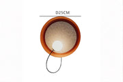 Wall sconce dimensions showing 25 cm diameter circular design