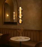 Elegant ORB GLOW Pendant light by Daya Worldwide, featuring a modern design with a glowing, spherical fixture for stylish illumination.